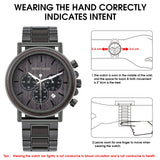 2win Engraved Wooden Watch for Boyfriend My Man Fiancé Husband Customized Personalized Wood Watches for Men Birthday Anniversary Personalized Watch 2win