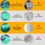 Silicone Molds Making Kit - 46oz Liquid Silicone Rubber for DIY Mold Making - Elastic 1:1 Mixing Ratio Fast Curing Green Molding Silicone for Vividye