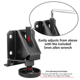 Sanchamy Heavy Duty Leveling Feet Furniture Levelers Adjustable Table Leg Leveler Workbench Leveling Feet for Furniture,Table, Cabinets, Sanchamy