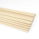 20 Pcs Wooden Dowel Rods for Craft, Unfinished Natural Wood Craft Dowel Sticks 1/4 Inch / 2/5 Inch x 12 Inch Thyores