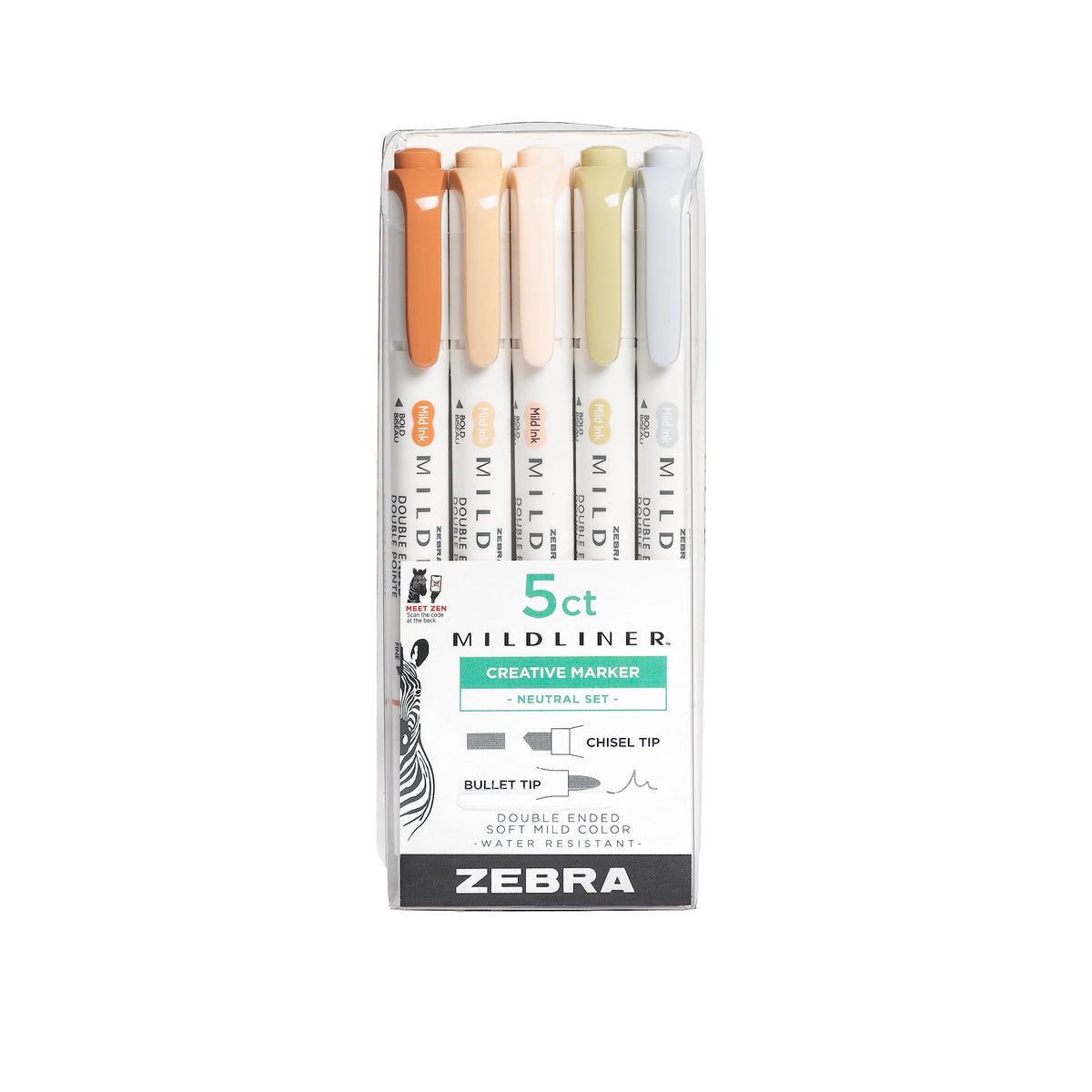 Zebra Pen Mildliner Double Ended Highlighter Set, Broad and Fine Point ...