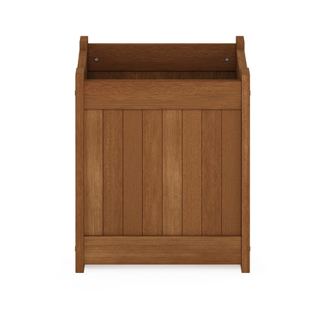 Furinno FG16450 Tioman Hardwood Flower Box, One-Pack, Natural Furinno