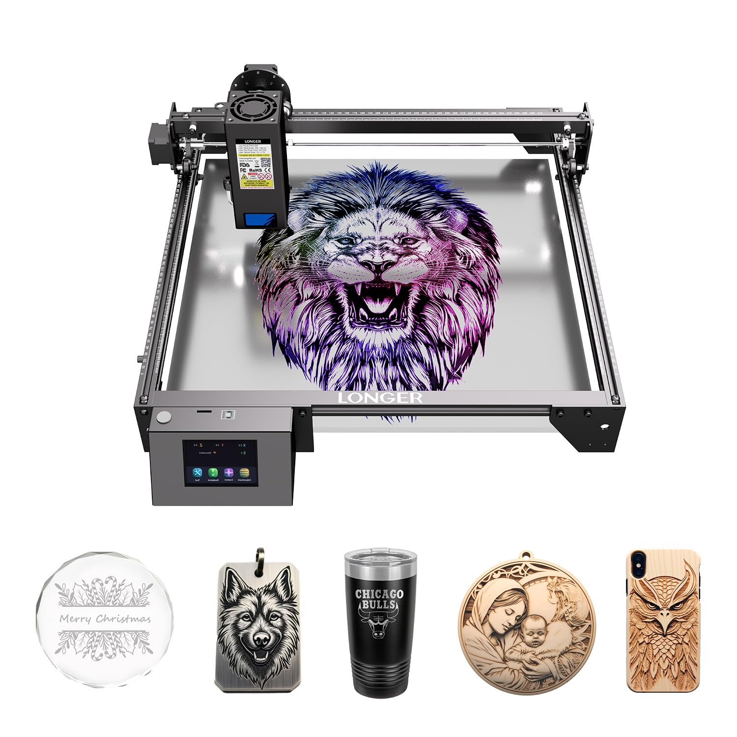 LGT Longer RAY5 20W Laser Engraver and Honeycomb Working Table, Compatible with All Laser Engraver Machine,11.8"x 7.8"x 0.86" Longer