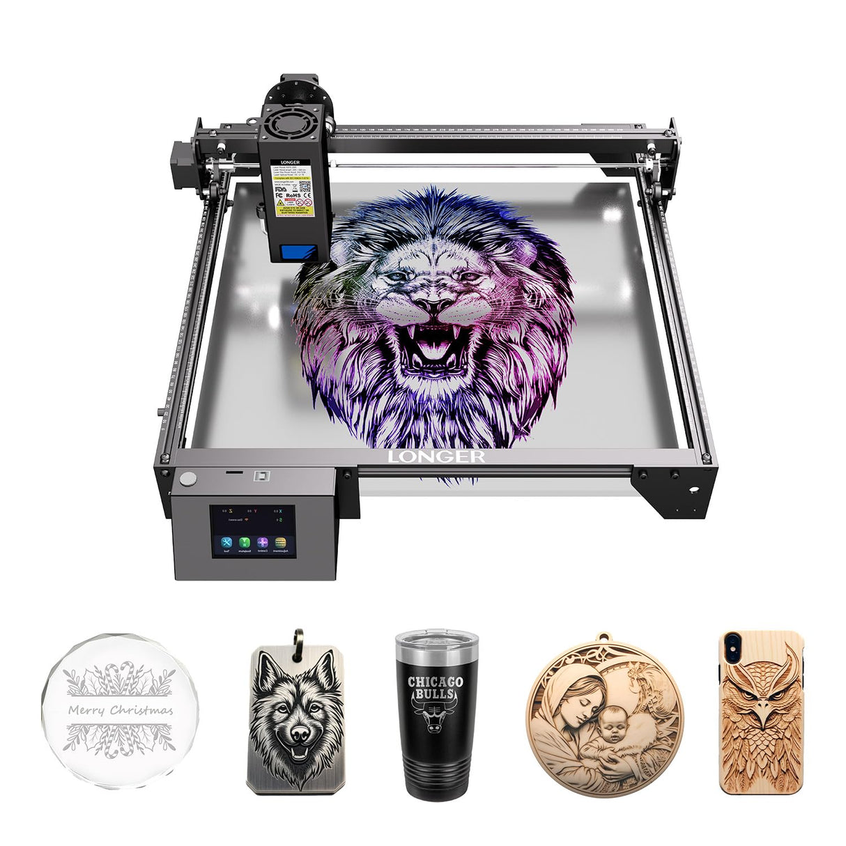 LGT Longer RAY5 20W Laser Engraver and Honeycomb Working Table, Compatible with All Laser Engraver Machine,11.8"x 7.8"x 0.86" Longer