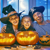 CHRYZTAL Pumpkin Carving Kit Tools Halloween, Professional Heavy Duty Carving Set, Stainless Steel Double-side Sculpting Tool Carving Kit for CHRYZTAL