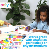 OOLY Chunkies 12" x 9" Thick Paper Sketchbook Pad [Pack of 1] - 60 Pages per Pad, 120 GSM Paper / 32 LB Paper for Drawing, Artwork, Perfect with Ooly