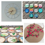 Wood Circles for DIY Craft 15-Count Unfinished Wooden Round Disc Cutouts 6 Inches in Diameter LEFUBABY