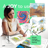 Castle Art Supplies 120 Watercolor Pencils Set | Quality Vibrant Pigments | Draw and Paint at Same Time | For Adult Artists and Professionals | Castle Art Supplies