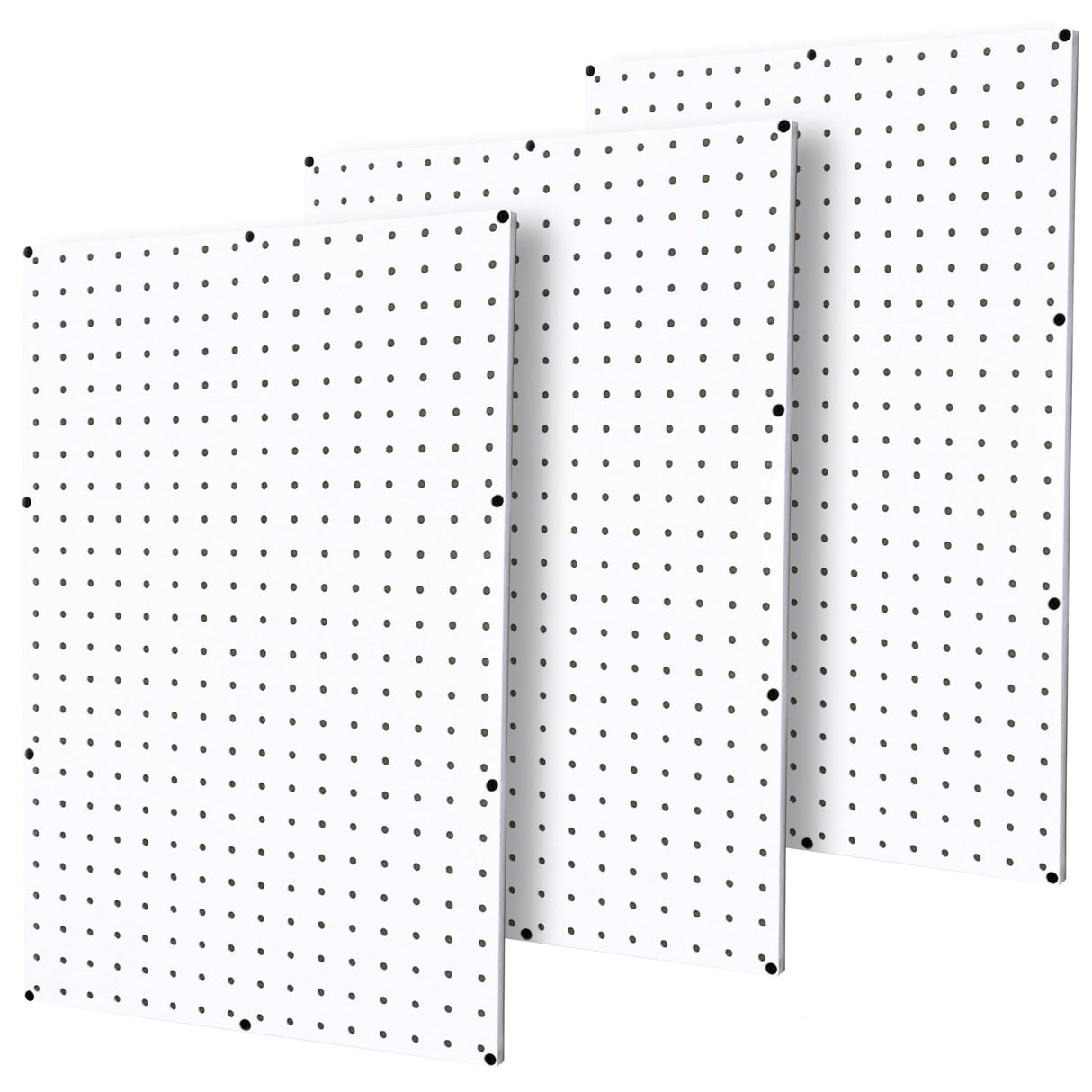 WallPeg Pegboard Tool Organizer with Flex-Lock Peg Hooks PK 24242 W - Organizes Tools - Crafts - Mounted Sixe 48" x 24" - Pegboard Panels - Garage WallPeg
