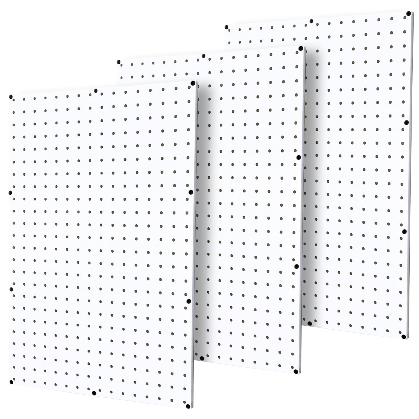 WallPeg Pegboard Tool Organizer with Flex-Lock Peg Hooks PK 24242 W - Organizes Tools - Crafts - Mounted Sixe 48" x 24" - Pegboard Panels - Garage - WoodArtSupply