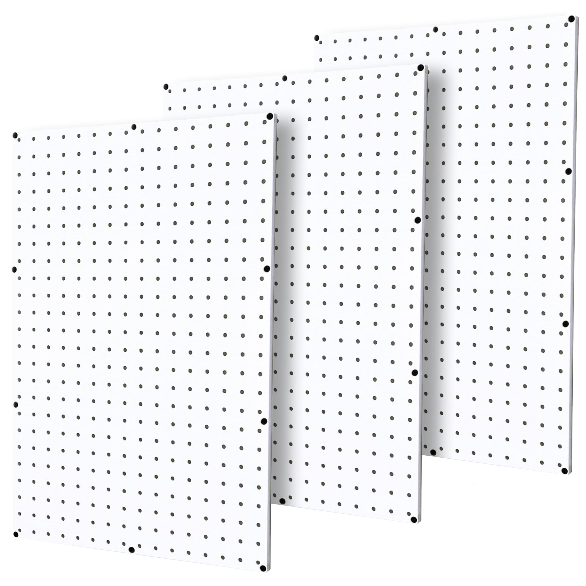 WallPeg Pegboard Tool Organizer with Flex-Lock Peg Hooks PK 24242 W - Organizes Tools - Crafts - Mounted Sixe 48" x 24" - Pegboard Panels - Garage - WoodArtSupply