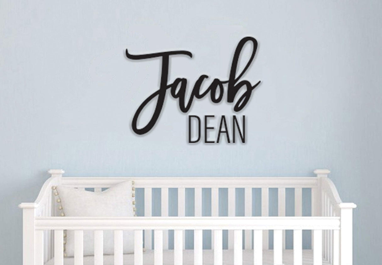 Custom Name Sign - Baby Nursery Signs - Personalized Name Decor, Wooden Wall Decorations Kobasic Creations