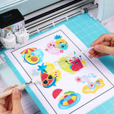 Gwybkq Cutting Mat for Cricut Explore One/Air/Air 2/Maker 5 Pack 12x24 (Standard,Light,Strong) Adhesive Sticky Grip Non-Slip Durable Variety Cutting Gwybkq