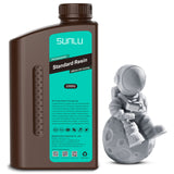 SUNLU 3D Printer Resin, 1kg Fast Curing Standard 3D Resin for LCD DLP SLA Resin 3D Printers, 395-405nm UV Light Curing 3D Printing Liquid SUNLU
