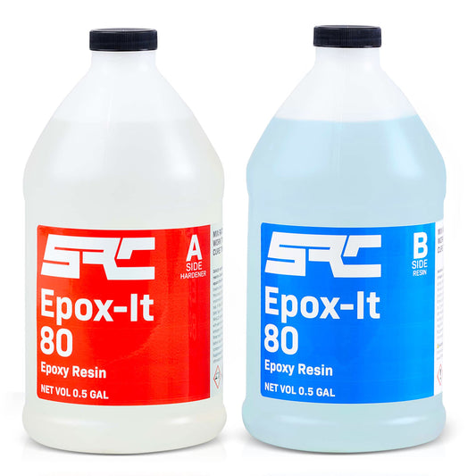 Specialty Resin & Chemical Epox-It 80 (1 Gal)| Clear Epoxy Resin Kit for Beginners & Experts| Clear Epoxy Coating for Bar Top, Countertop,