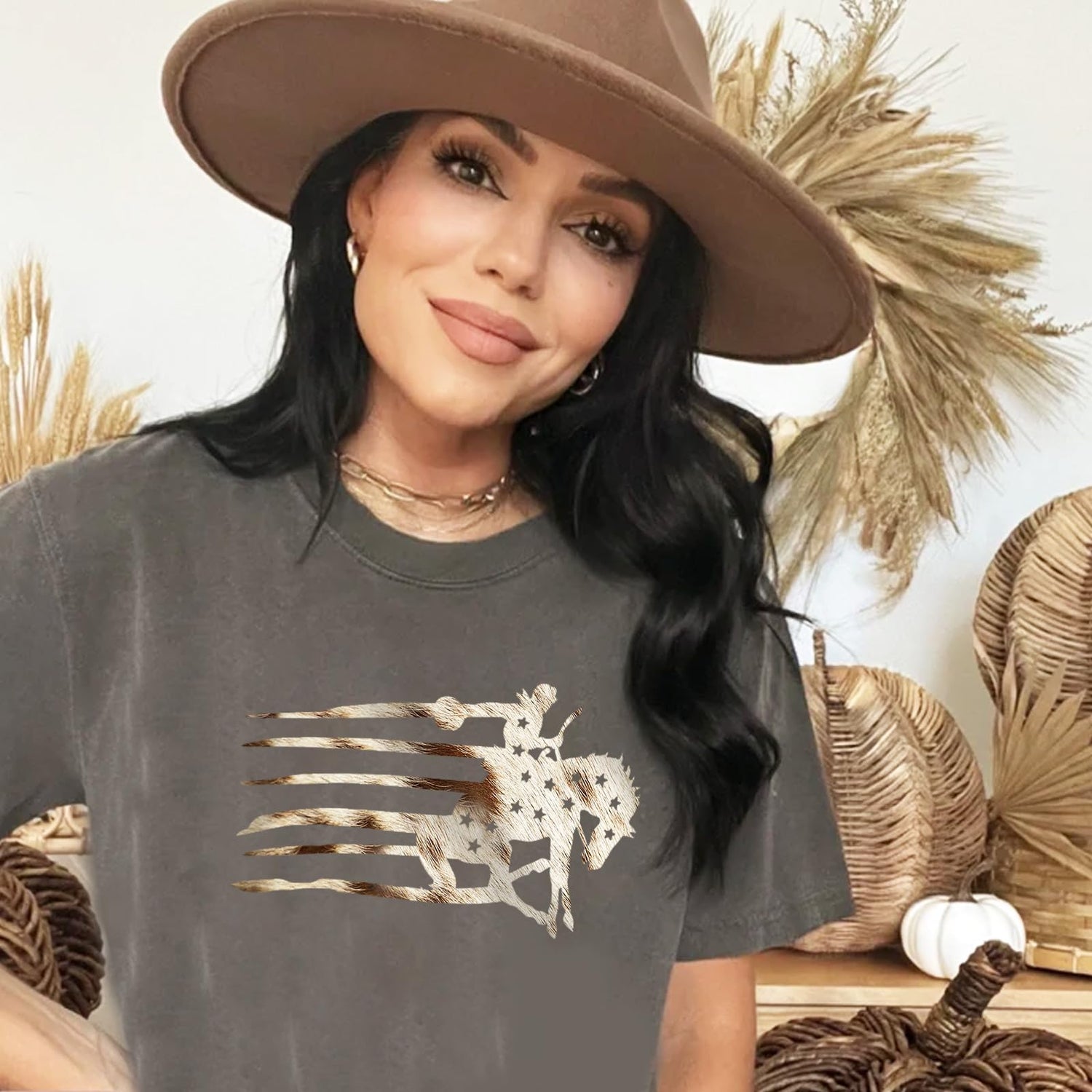 HTVSTD Cowhide HTV Heat Transfer Vinyl -16 Sheets 12 * 10inches Brown Cowhair HTV Vinyl Animal Printed Iron on Vinyl for Fabrics Patterned HTV HTVSTD