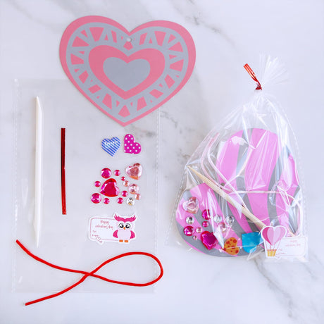 Winlyn 32 Sets Colorful Magic Color Scratch Valentine Hearts Ornaments Decorations Valentine Scratch Art Hearts Valentine's Day Craft Kits for Kids Winlyn