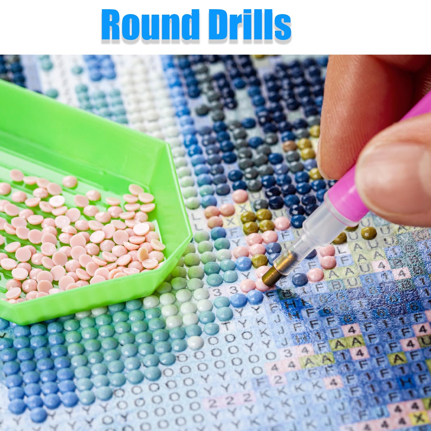 FOXKISS Horse Diamond Art Painting Kits for Adults - Full Drill Diamond Dots Paintings for Beginners, Round 5D Paint with Diamonds Pictures Gem Art FOXKISS