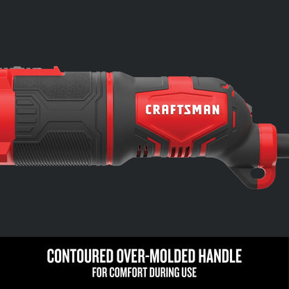 CRAFTSMAN Oscillating Tool, 3-Amp, Includes Universal Tool-free Accessory System, Blades, Sandpaper and Tool Bag, Corded (CMEW401) - WoodArtSupply