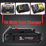 Bonadget 3.5Ah 2Pack 20V Battery Replacement for Dewalt Battery 20Volt Max Li-ion Battery Compatible with Dewalt 20V Battery DCB200 DCB203 DCB204 Bonadget