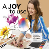 Castle Art Supplies Portraits Themed Watercolor Pencils Set | 24 Quality, Selected Vibrant Colors | Draw and Paint at the Same Time | For Adult Castle Art Supplies