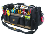 Custom Leathercraft WORK GEAR 1579 20 Inch, Open Top, Soft Sided Tool Box, 27 Pockets Custom Leathercraft