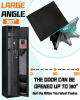 KAER 2-Gun Safes for Home Rifle and Pistols Electronic Gun Security Cabinet Quick Access Gun Rifle Gun Security Cabinet Safes Gun Cabinet for KAER