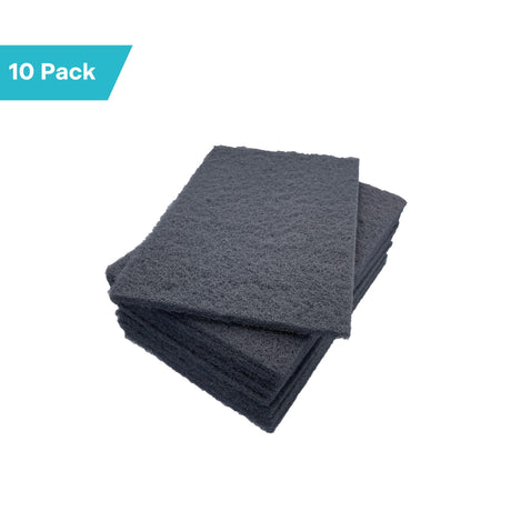 VSM Abrasives Non-Woven Hand Pad, 6"x9", Ultra Fine Grade, Gray Color, Silicon Carbide Grains, Rust and Oxidation Resistant, Multipurpose Abrasive VSM