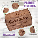 Tayfus Personalized Cutting Boards - Custom Engraved Wood Chopping Block - USA Handmade - Best Wedding, Housewarming, Anniversary, Birthday, Tayfus