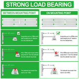 RELIANCER PVC Slat Wall Panels,4ft by 2ft (8 sqft) Garage Wall Organizer Storage System,Interlocking Slatwall Paneling Sheets,Workshop Slatwall RELIANCER