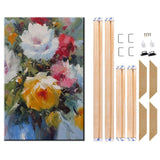 YCDC Canvas Wood Stretcher Bars Painting Wooden Frames for Gallery Wrap Oil Painting Posters, Modern Life Accessory, 16"x20"/40.6x50.8cm YCDC