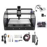 CNCTOPBAOS CNC 3018 Pro Max 3 Axis Desktop DIY Mini Wood Router Kit PCB PVC Milling Engraver Engraving Carving Machine GRBL Control with offline CNCTOPBAOS