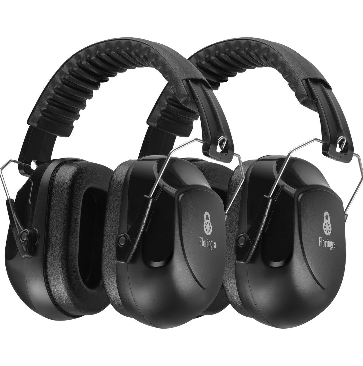 2 Pack 34 dB Noise Canceling Headphones For Shooting, Hearing Protection Earmuffs, Ear Protection Headphones, Thickened Headband Ear Muffs For Noise Floriogra