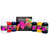 Deep Pour Epoxy Resin Kit Crystal Clear LIQUID GLASS®, SUPER COLORS PIGMENT Bundle 2-4 inch 3 GL Resin Kit - Self Leveling, Clear Resin Epoxy, Epoxy FGCI