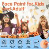 15PCS Glow in the Dark Body & Face Paint Stick,Makeup Face Paint Kit for Kids and Adults Halloween Club Black Light Birthday Party Masquerade Neon VESPRO