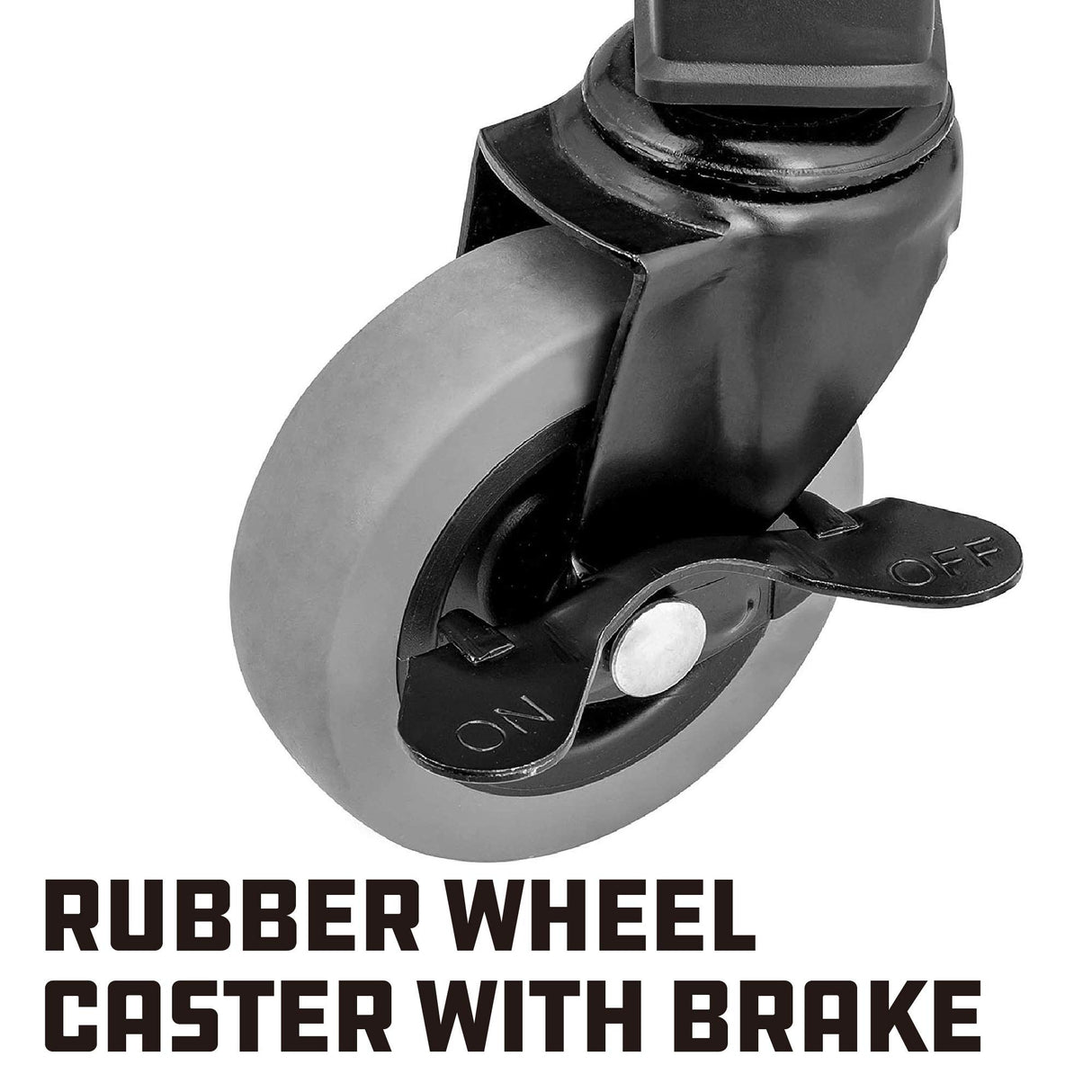 Powerbuilt Rolling Stool Shop Seat with Padding and Lumbar Support, Garage, 330 Pound Capacity - 240338, Black Powerbuilt