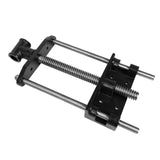 HFS(R) Woodworking Bench Vise, Heavy Duty Front Screw Vise for Workbench Chrome plating Leg Vise Hardware Woodworking (7IN) HFS