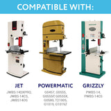 Impresa Urethane Band Saw Tires - 2 Pack - Fits 14 x 1 x 095-Inch Saws - Great for Metal and Wood Cutting - Compatible with Most Bandsaws - No IMPRESA