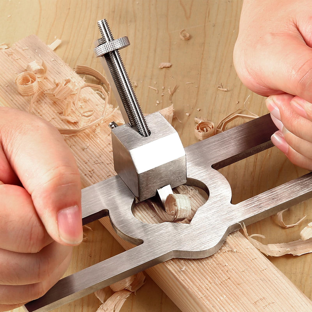 Wood Planer Hand Tool, Pocket Plane Hand Planer Wood Trimming Plane DIY Woodcraft for Precision Woodworking Hilitand