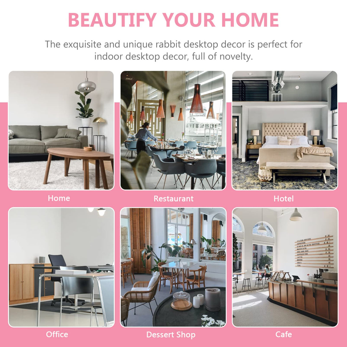 14pcs Wooden Bunny Cutouts Unfinished 3D Rabbit Stand Ornament Cutouts Craft for DIY Painting Table Decoration Halloween Christmas Birthday Gift Didiseaon