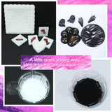 Renfio Black Pigment Paste, 4.23oz/120g Epoxy Dye High Concentrated Epoxy Resin Color Pigment Easy to Mix Paint Resin Pigment Paste for UV Resin Renfio