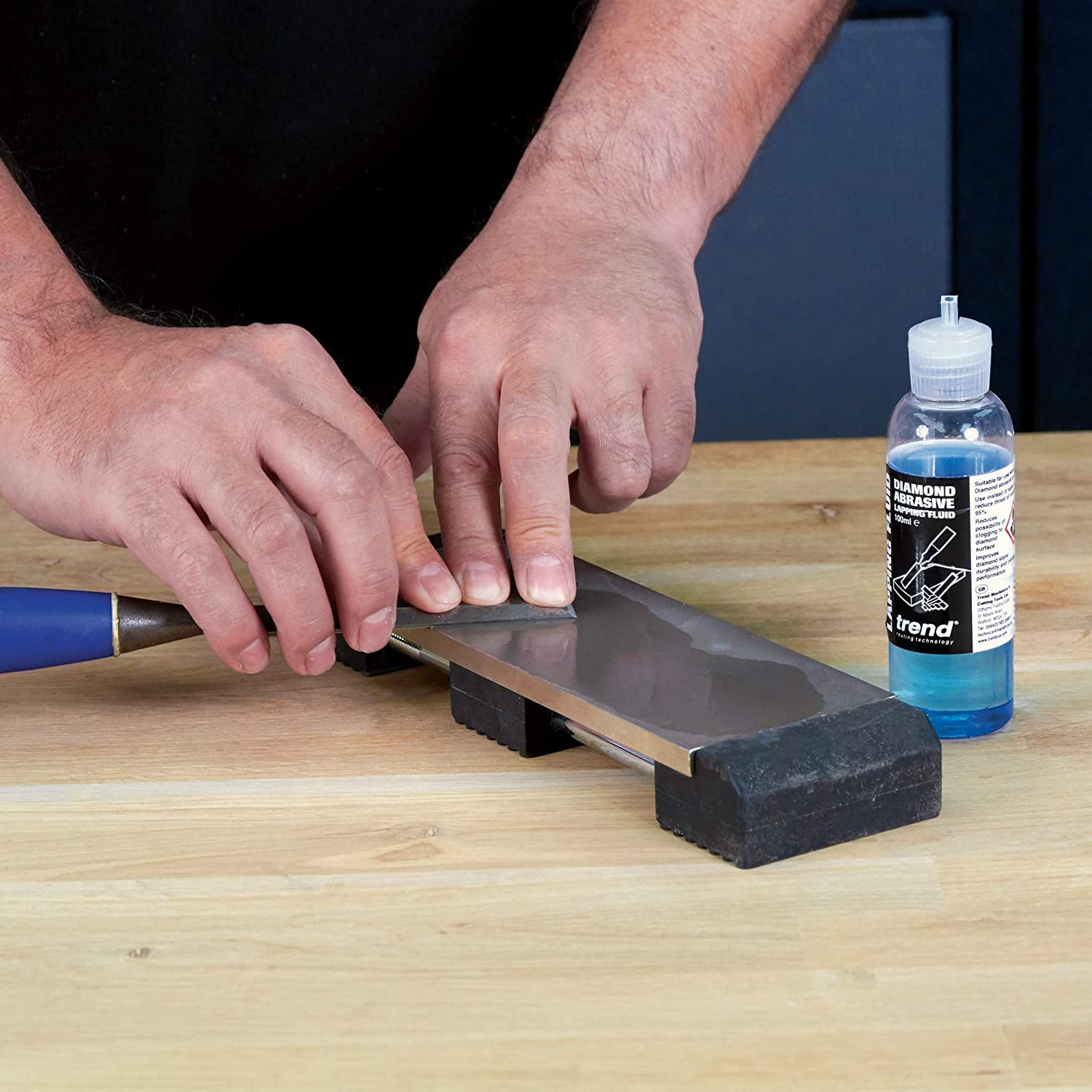 Trend Diamond Abrasive Lapping Fluid, 3.4 fl oz, Blue, Professional Grade Sharpening Fluid for Optimum Performance, DWS/LF/100 TREND