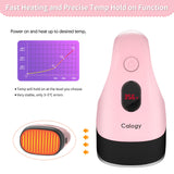 Calogy Mini Heat Press, Heat Transfer Machine, Constant Temp Control, Insulated Safety Base, Fits for Crafts, T-Shirt, Hat, Cap, Pillows Calogy