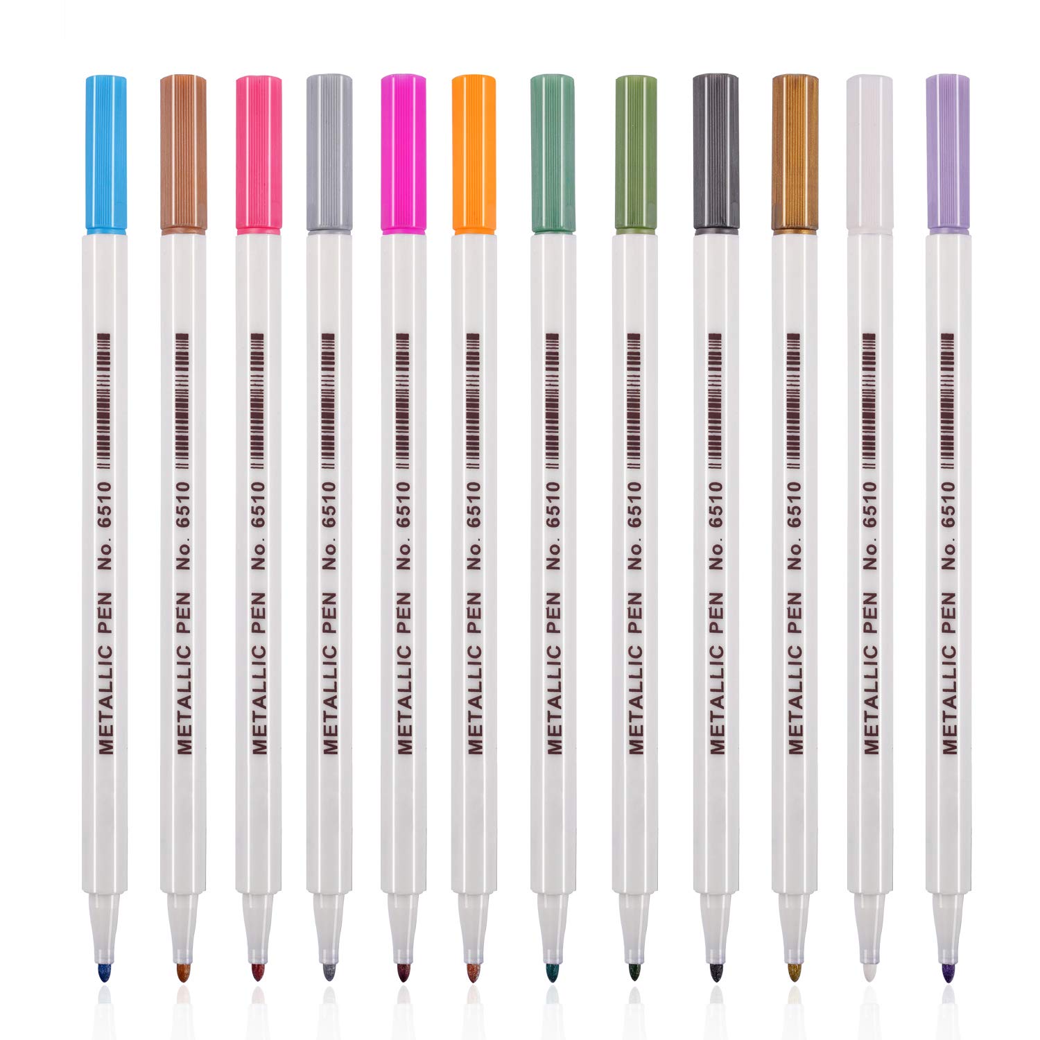 Dyvicl Premium Metallic Markers Pens Silver and Gold Paint Pens Fine Tip Metallic Markers Dyvicl