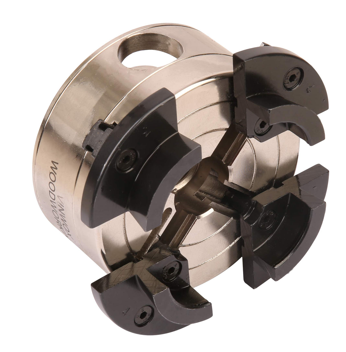 VINWOX SCK4-3.5NV-SET Mini, Midi and Heavy-Duty 3-1/2” Wood Lathe Gear Chuck Set, Wood Lathe Key Chuck Set, 4-Jaw Self-Centering Chuck, 1"x8TPI VINWOX