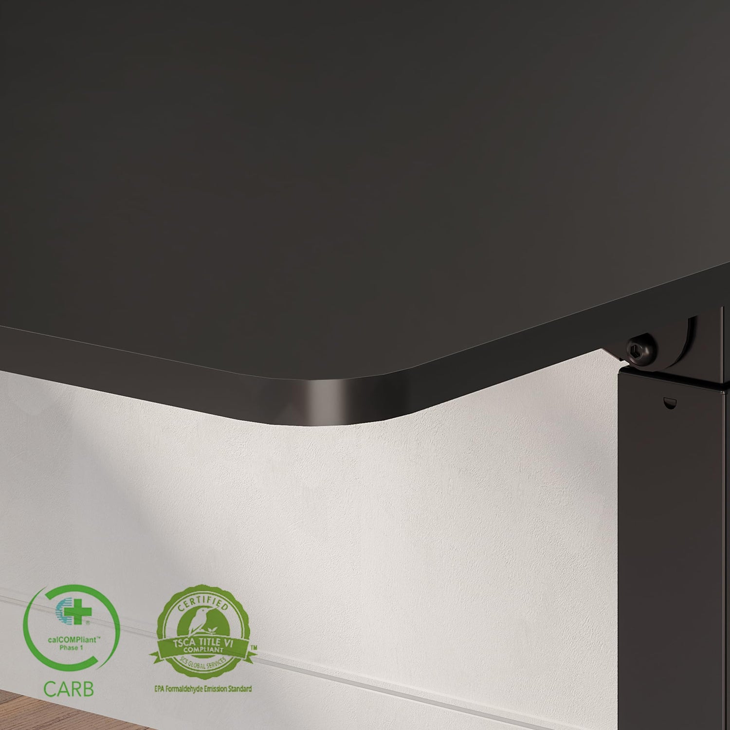 FLEXISPOT Dual Motor 4 Legs L Shaped Standing Desk Corner Desk Computer Electric Sit Stand Up Desk Height Adjustable Desk Home Office Table with FLEXISPOT