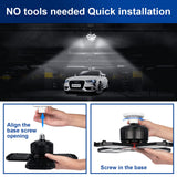 REHAVE Garage Lights Ceiling Led, 12 Panel Plug in Shop Lights with 180W 18000 LM 6500K, 12 Leaf Deformable Multi-Position , E26 E27 Base Ideal for REHAVE