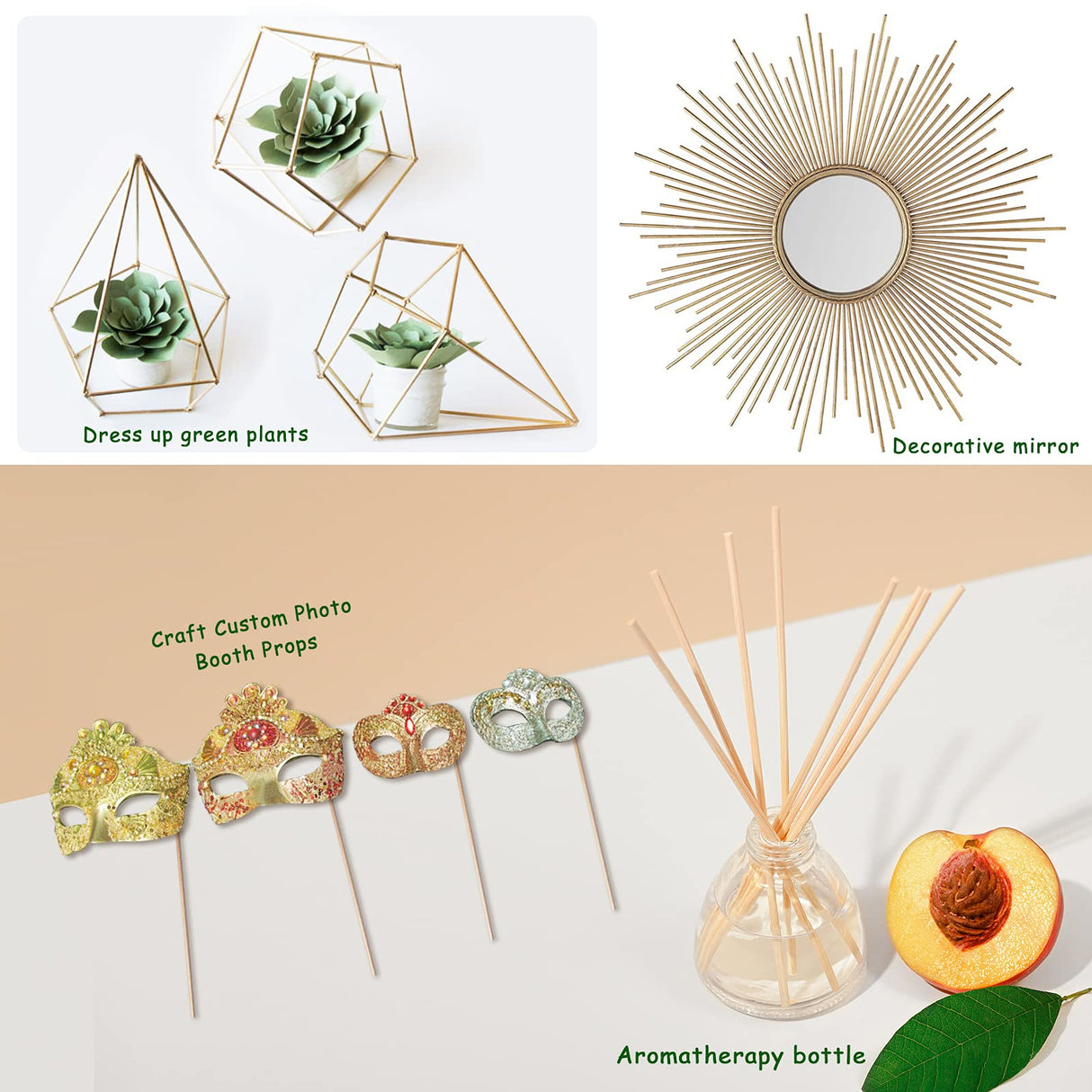 200 Pieces Wooden Dowel Rod-6"x1/8" Unfinished Natural Hardwood Sticks, Round Craft Sticks,Wood Sticks for Crafting,Wooden Craft Sticks,Art Sticks Moukiween