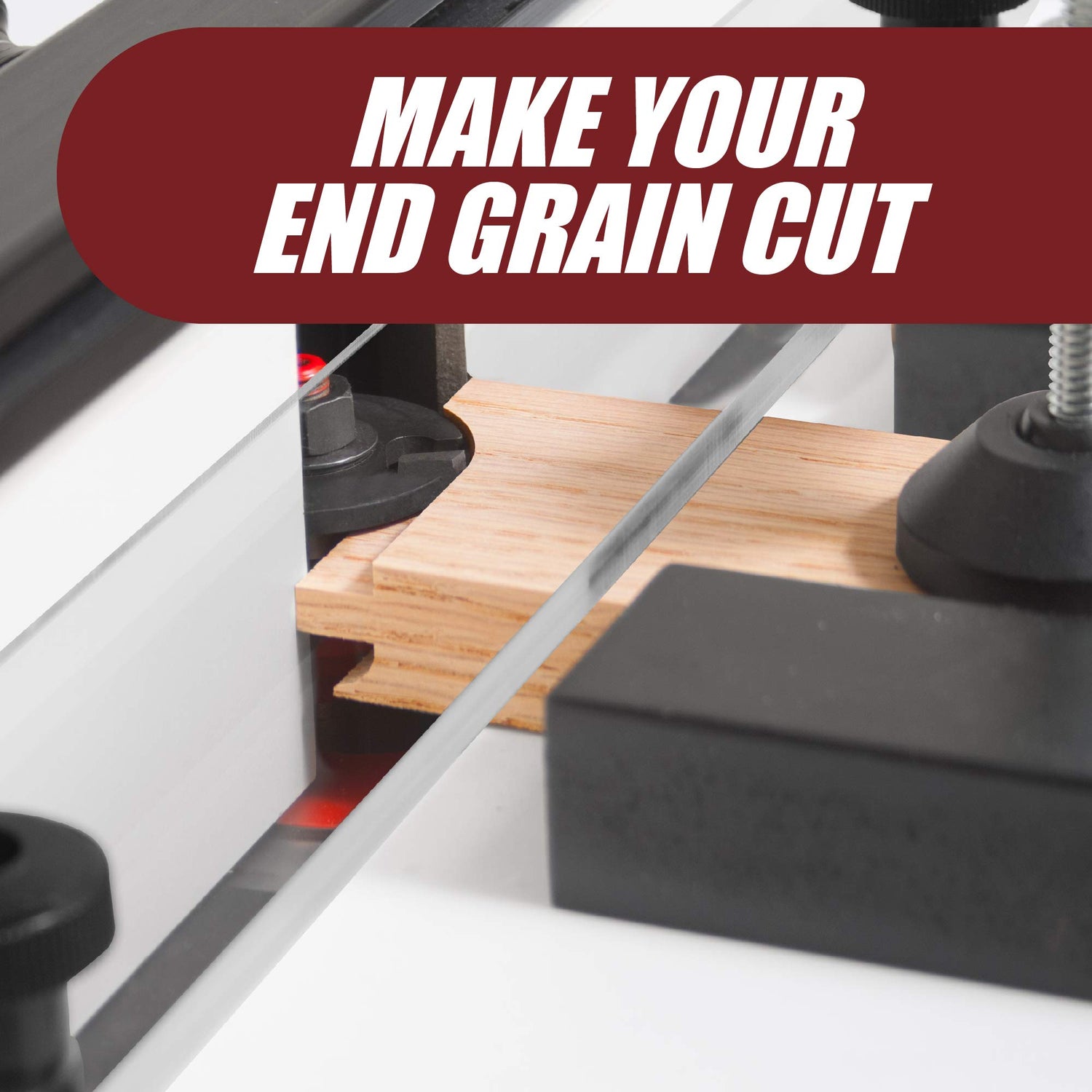 Fulton Rail Guide Coping Sled PRO For Cutting Profiles Into The End Grain Of Your Stock | Ideal for Cutting Precise Clean Joints for Cabinet Door and Fulton