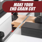 Fulton Rail Guide Coping Sled PRO For Cutting Profiles Into The End Grain Of Your Stock | Ideal for Cutting Precise Clean Joints for Cabinet Door and Fulton